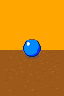 Blue rubber ball (special edition)